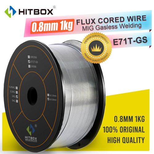 Hitbox 8mm 1kg flux cored - hitbox, 0.8mm